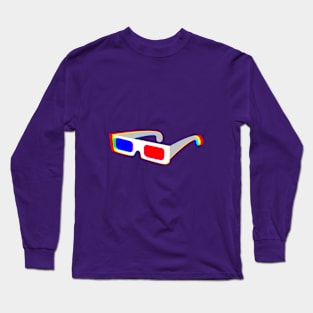 Psychedelic Virtual Glasses Long Sleeve T-Shirt